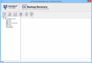 SysTools SQL Backup Recovery screenshot 3