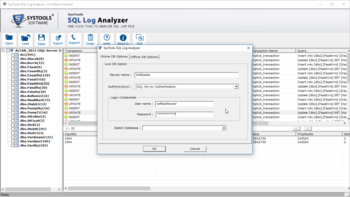 SysTools SQL Log Analyzer screenshot 2