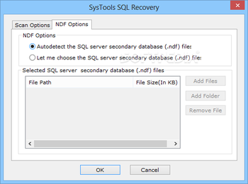 SysTools SQL Recovery screenshot 3