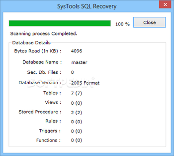 SysTools SQL Recovery screenshot 4
