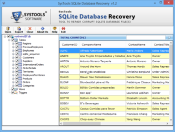 SysTools Sqlite Database Recovery screenshot 4