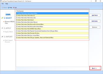 SysTools Thunderbird Import Wizard screenshot 4