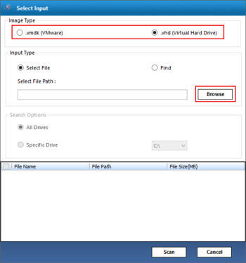 SysTools Virtual Machine Email Recovery screenshot 3