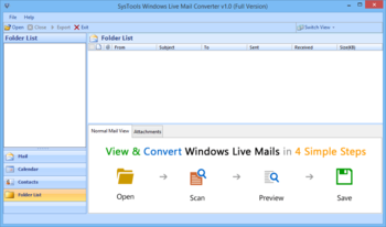 SysTools Windows Live Mail Converter screenshot 4