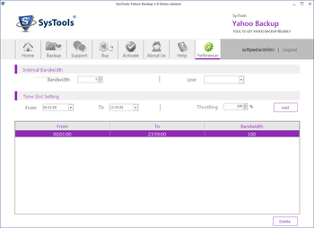 SysTools Yahoo Backup screenshot 3