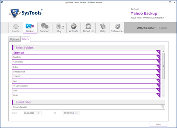 SysTools Yahoo Backup screenshot 4