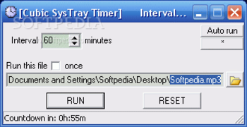 SysTray Timer screenshot 2