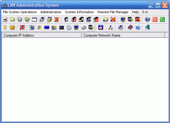 SysUtils LAN Administration System screenshot