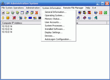 SysUtils LAN Administration System screenshot 3