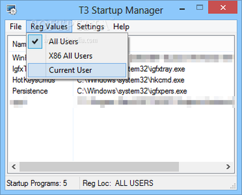 T3 StartUp Manager screenshot 3