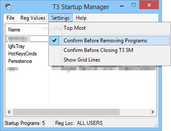 T3 StartUp Manager screenshot 4