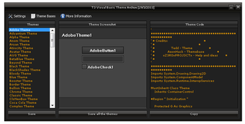 T3 Visual Basic Theme Archive screenshot