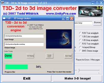 T3D - 2D to 3D Converter screenshot 2