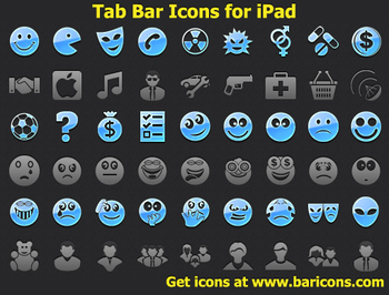 Tab Bar Icons for iPad screenshot