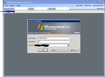Tab RDC screenshot