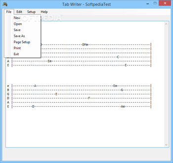 Tab Writer screenshot 2