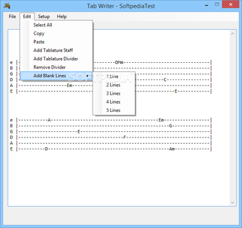 Tab Writer screenshot 3