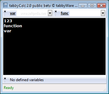 TabbyCalc screenshot