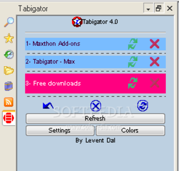 Tabigator screenshot