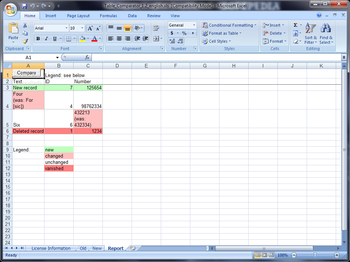 Table Comparator screenshot 2