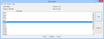 Table Reader screenshot 2