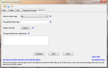 Table2CSS Converter screenshot 6