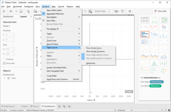 Tableau Public screenshot 12