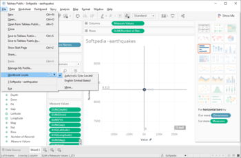 Tableau Public screenshot 5