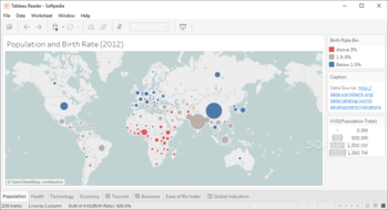 Tableau Reader screenshot