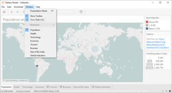 Tableau Reader screenshot 5