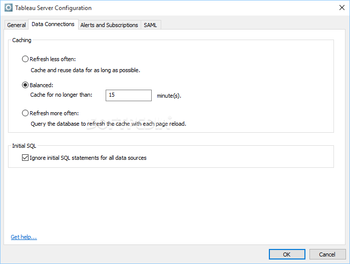 Tableau Server screenshot 2