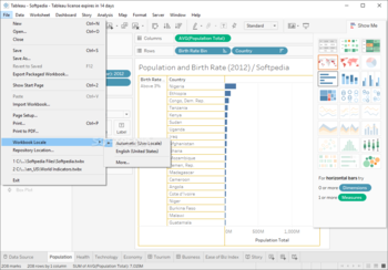 Tableau screenshot 4