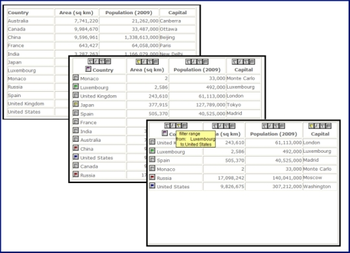 TableMaster for Internet Explorer screenshot