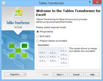 Tables Transformer for Excel screenshot 2