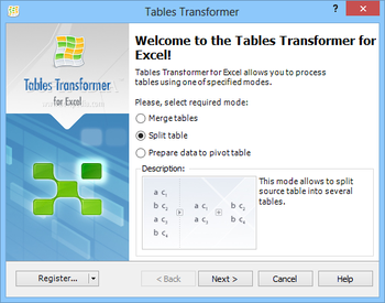 Tables Transformer for Excel screenshot 3
