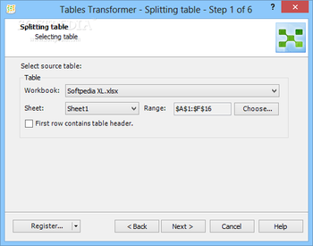 Tables Transformer for Excel screenshot 4