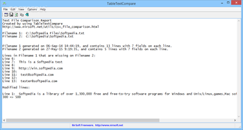 TableTextCompare screenshot