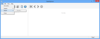 TableXplorer screenshot