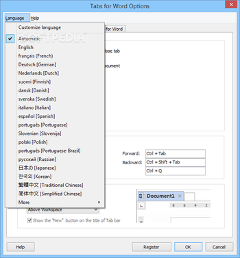 Tabs for Word screenshot 5