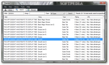 Tabster screenshot 2