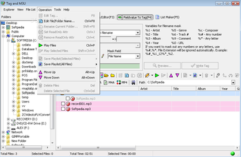 Tag and M3U screenshot 2