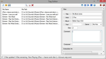 Tag Editor screenshot