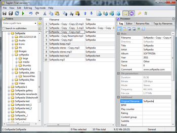 TagJet (formerly Actual Tag Editor) screenshot