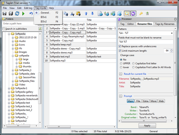 TagJet (formerly Actual Tag Editor) screenshot 3