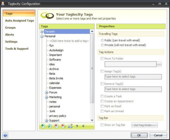 Taglocity screenshot