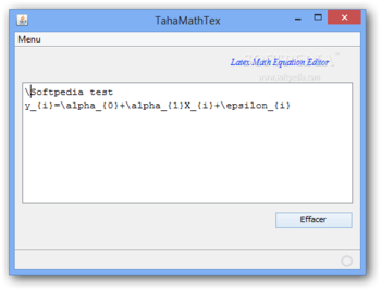 TahaMathTex screenshot