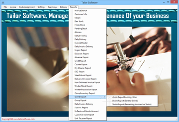 Tailor Software screenshot 8