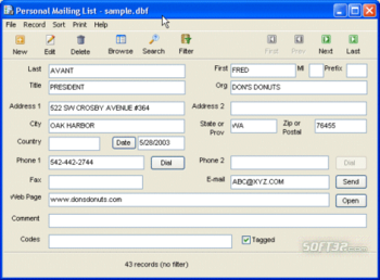 Tailwag Personal Mailing List screenshot 2
