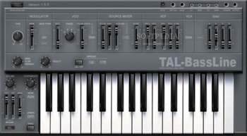 TAL-BassLine screenshot