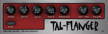 TAL-Flanger screenshot